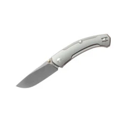 GiantMouse Iona V2 Folding Knife Titanium Handle S90V Plain Edge Satin Finish