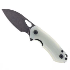 GiantMouse RIV LL Folding Knife Jade G10 Handle Black Stonewashed Magnacut Blade