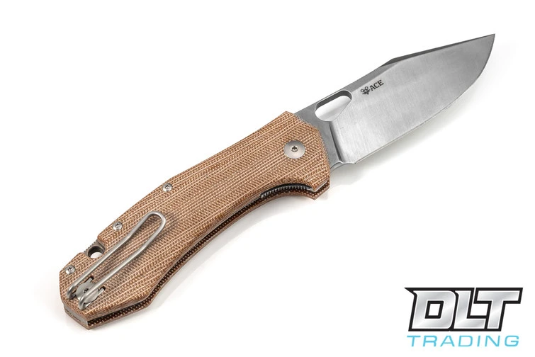 GiantMouse ACE Grand - Natural Micarta 4 GiantMouse ACE Grand - Natural Micarta - Image 2