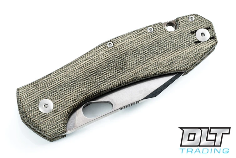 GiantMouse ACE Grand - Green Micarta 5 GiantMouse ACE Grand - Green Micarta - Image 3