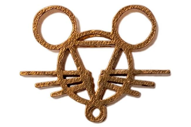 GiantMouse Bronze Lanyard Bead 3 GiantMouse Bronze Lanyard Bead