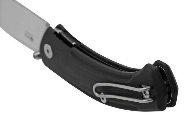 GiantMouse ACE Iona V2 Black Linen Micarta, Satin Magnacut, Pocket Knife 6 GiantMouse ACE Iona V2 Black Linen Micarta, Satin Magnacut, Pocket Knife - Image 4