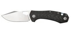 GiantMouse ACE Atelier, Elmax Satin, Carbon Fibre Pocket Knife