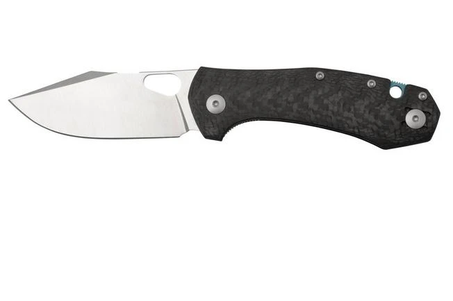 GiantMouse ACE Atelier, Elmax Satin, Carbon Fibre Pocket Knife 3 GiantMouse ACE Atelier, Elmax Satin, Carbon Fibre Pocket Knife