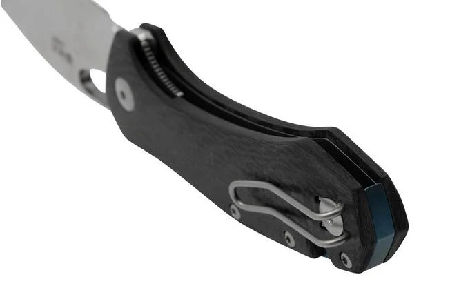 GiantMouse ACE Atelier, Elmax Satin, Carbon Fibre Pocket Knife 6 GiantMouse ACE Atelier, Elmax Satin, Carbon Fibre Pocket Knife - Image 4