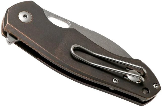 GiantMouse ACE Biblio Bronze Pocket Knife, Ansø En Voxnaes Design 6 GiantMouse ACE Biblio Bronze Pocket Knife, Ansø En Voxnaes Design - Image 4