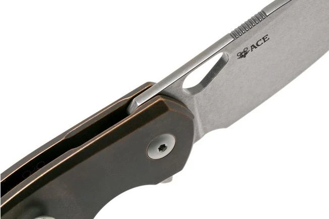GiantMouse ACE Biblio Bronze Pocket Knife, Ansø En Voxnaes Design 8 GiantMouse ACE Biblio Bronze Pocket Knife, Ansø En Voxnaes Design - Image 6