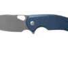 GiantMouse ACE Biblio Blue Titanium Pocket Knife, Ansø En Voxnaes Design