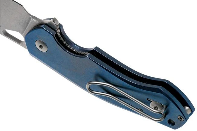 GiantMouse ACE Biblio Blue Titanium Pocket Knife, Ansø En Voxnaes Design 7 GiantMouse ACE Biblio Blue Titanium Pocket Knife, Ansø En Voxnaes Design - Image 5