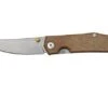 GiantMouse ACE Clyde Natural Canvas Micarta, Brass, Pocket Knife, Ansø En Voxnaes Design