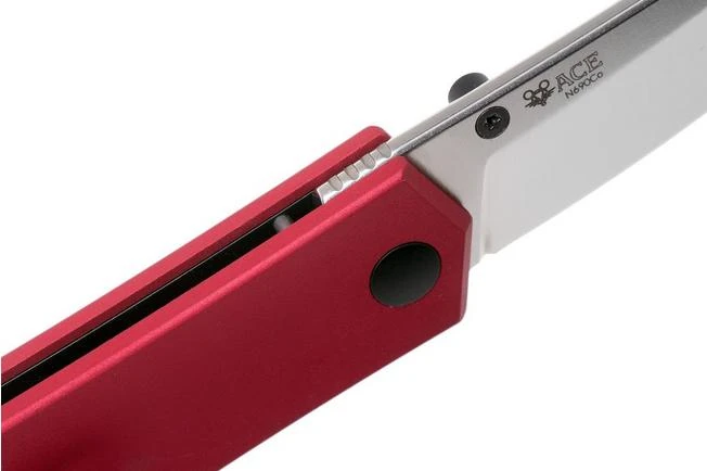 GiantMouse ACE Clyde Red Aluminum Pocket Knife, Ansø En Voxnaes Design 8 GiantMouse ACE Clyde Red Aluminum Pocket Knife, Ansø En Voxnaes Design - Image 6