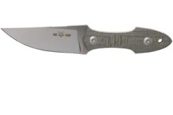 GiantMouse GMF3 Green Canvas Micarta, Satin Fixed Knife, Voxnaes & Anso Design