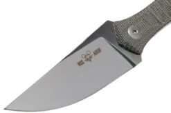 GiantMouse GMF3 Green Canvas Micarta, Satin Fixed Knife, Voxnaes & Anso Design -Knives and tools GMGMF3 GRN SATIN 03 giantmouse