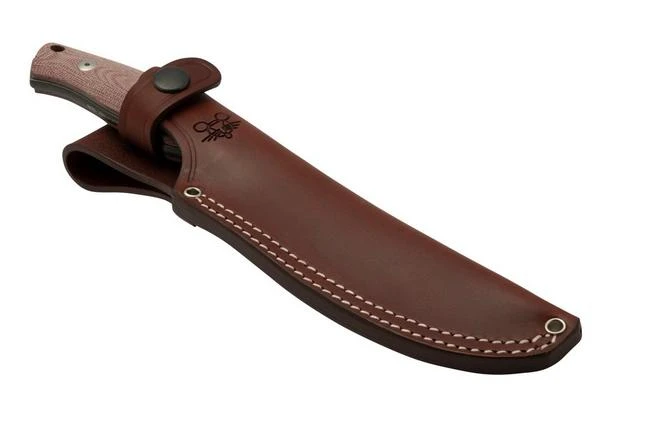 GiantMouse GMF4 Red Canvas Micarta, Fixed Knife, Ansø And Voxnaes Design 8 GiantMouse GMF4 Red Canvas Micarta, Fixed Knife, Ansø And Voxnaes Design - Image 6