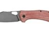 GiantMouse ACE Grand, Blackwashed M390, Burgundy Canvas Micarta Pocket Knife 1 GiantMouse ACE Grand, Blackwashed M390, Burgundy Canvas Micarta Pocket Knife -Knives and tools GMGRAND BU MIC 01 giantmouse