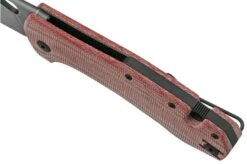 GiantMouse ACE Grand, Blackwashed M390, Burgundy Canvas Micarta Pocket Knife 14 GiantMouse ACE Grand, Blackwashed M390, Burgundy Canvas Micarta Pocket Knife -Knives and tools GMGRAND BU MIC 07 giantmouse