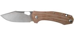 GiantMouse ACE Grand, Natural Canvas Micarta Pocket Knife