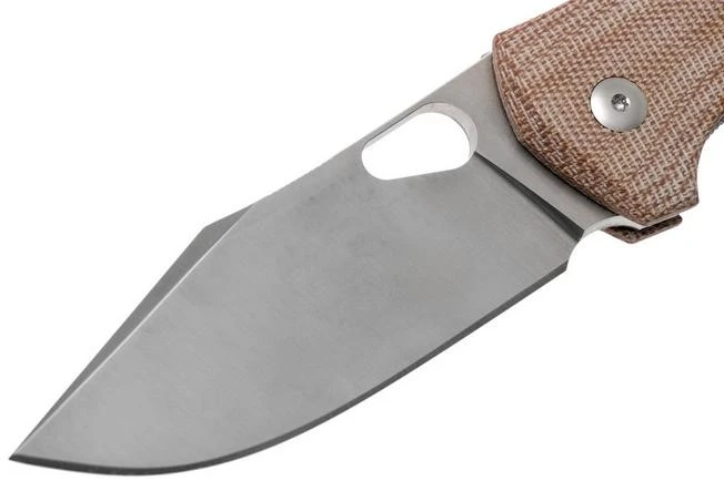 GiantMouse ACE Grand, Natural Canvas Micarta Pocket Knife 5 GiantMouse ACE Grand, Natural Canvas Micarta Pocket Knife - Image 3