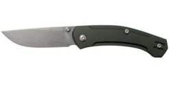 GiantMouse ACE Iona Green Aluminium, Tumbled Pocket Knife, Ansø En Voxnaes Design