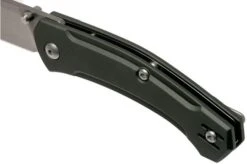 GiantMouse ACE Iona Green Aluminium, Tumbled Pocket Knife, Ansø En Voxnaes Design -Knives and tools GMIONA ALU GRN 07 giantmouse