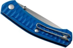 GiantMouse ACE Iona G10 Blue, Satin Pocket Knife, Ansø En Voxnaes Design -Knives and tools GMIONA G10 BLUE 04 giant mouse