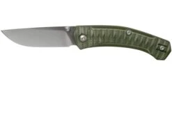 GiantMouse ACE Iona G10 Green, Satin Pocket Knife, Ansø En Voxnaes Design
