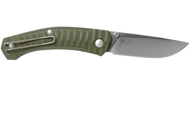 GiantMouse ACE Iona G10 Green, Satin Pocket Knife, Ansø En Voxnaes Design 4 GiantMouse ACE Iona G10 Green, Satin Pocket Knife, Ansø En Voxnaes Design - Image 2