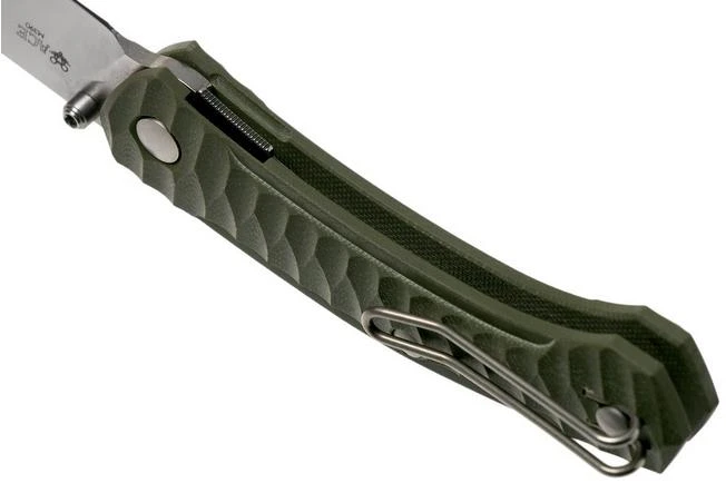 GiantMouse ACE Iona G10 Green, Satin Pocket Knife, Ansø En Voxnaes Design 7 GiantMouse ACE Iona G10 Green, Satin Pocket Knife, Ansø En Voxnaes Design - Image 5