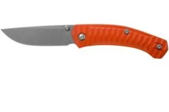 GiantMouse ACE Iona G10 Orange, Tumbled Pocket Knife, Ansø En Voxnaes Design