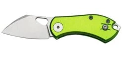 GiantMouse ACE Nibbler Green Aluminum, N690 Pocket Knife, Ansø And Voxnaes Design