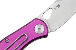 GiantMouse ACE Nibbler Purple Aluminium, N690 Pocket Knife, Ansø En Voxnaes Design -Knives and tools GMNIBBLER ALU PURPLE 05 giantmouse
