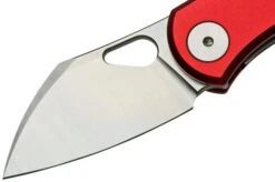 GiantMouse ACE Nibbler Red Aluminum, N690 Pocket Knife, Ansø And Voxnaes Design -Knives and tools GMNIBBLER ALU RED 03 giantmouse