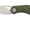 GiantMouse ACE Nibbler Green Canvas Micarta, 20CV Pocket Knife, Ansø And Voxnaes Design -Knives and tools GMNIBBLER GREEN C 01 giantmouse