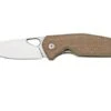 GiantMouse ACE Nimbus V2 Natural Canvas Micarta Pocket Knife, Ansø En Voxnaes Design