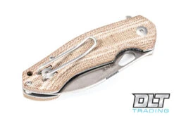 GiantMouse ACE Biblio - Natural Canvas Micarta 9 GiantMouse ACE Biblio - Natural Canvas Micarta -Knives and tools GMOUSE 1258 90290.1603895608