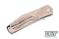 GiantMouse ACE Clyde - Natural Canvas Micarta 9 GiantMouse ACE Clyde - Natural Canvas Micarta -Knives and tools GMOUSE 1307 32111.1603895614