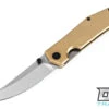 GiantMouse ACE Clyde - Brass Handle - Black Hardware -Knives and tools GMOUSE 1311 01284.1603895615