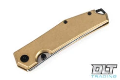 GiantMouse ACE Clyde - Brass Handle - Black Hardware -Knives and tools GMOUSE 1314 92189.1603895615