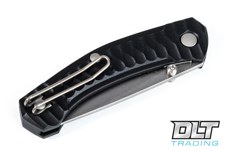 GiantMouse ACE Iona - Textured Black FRN - Tumbled Blade 6 GiantMouse ACE Iona - Textured Black FRN - Tumbled Blade - Image 4