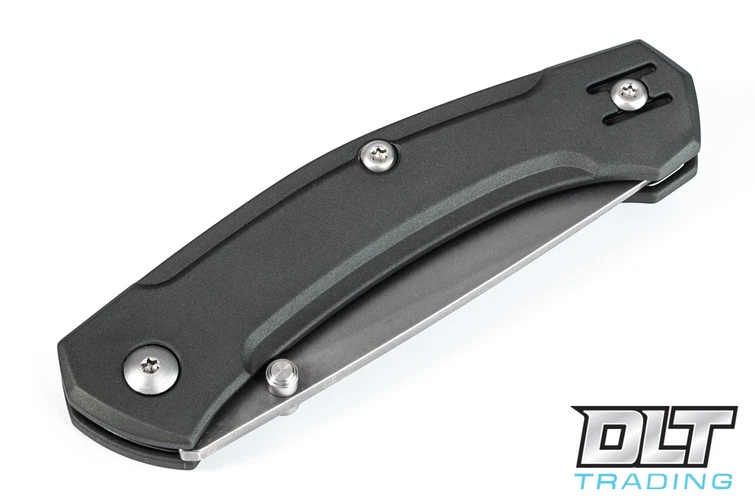 GiantMouse ACE Iona - Green Aluminum - Tumbled Blade 5 GiantMouse ACE Iona - Green Aluminum - Tumbled Blade - Image 3