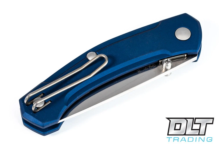 GiantMouse ACE Iona - Blue Aluminum - Satin Blade 6 GiantMouse ACE Iona - Blue Aluminum - Satin Blade - Image 4