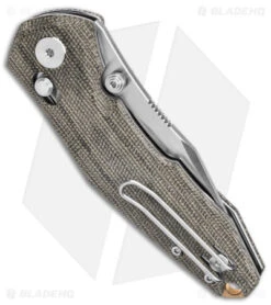 GiantMouse Vox/Anso ACE Nazca Bar Lock Knife Green Micarta (3.2" Satin M390) 8 GiantMouse Vox/Anso ACE Nazca Bar Lock Knife Green Micarta (3.2" Satin M390) -Knives and tools Giant Mouse Vox Anso ACE Nazca Bar Lock Knife Green Micarta 3in Satin M390 BHQ 147063 td side