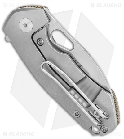 GiantMouse Vox/Anso Riv Frame Lock Knife Green Micarta (2.5" Stonewash) 4 GiantMouse Vox/Anso Riv Frame Lock Knife Green Micarta (2.5" Stonewash) - Image 3