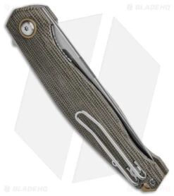 GiantMouse Vox/Anso ACE Sonoma V2 Liner Lock Knife Green Micarta (3.3" Satin) 8 GiantMouse Vox/Anso ACE Sonoma V2 Liner Lock Knife Green Micarta (3.3" Satin) -Knives and tools GiantMouse Vox ACE Sonoma V2 Liner Lock Knife Green Micarta 3in Satin BHQ 125829 td Side