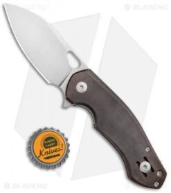 GiantMouse Vox/Anso ACE Biblio Flipper Knife Bronze (2.9" Stonewash M390) -Knives and tools GiantMouse Vox Anso ACE Biblio Bronze SW BHQ 101376 jr bottlecap