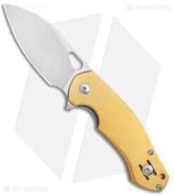 GiantMouse Vox/Anso ACE Biblio Flipper Knife Brass (2.9" Satin M390)