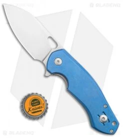 GiantMouse Vox/Anso ACE Biblio Flipper Knife Blue Ti (2.9" Satin M390) -Knives and tools GiantMouse Vox Anso ACE Biblio Flipper Knife Blue Ti Stonewash M390 BHQ 107122 kp bottlecap jr