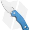 GiantMouse Vox/Anso ACE Biblio Flipper Knife Blue Ti (2.9" Satin M390)