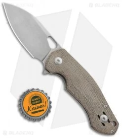 GiantMouse Vox/Anso ACE Biblio Knife Natural Micarta (2.9" Stonewash M390) -Knives and tools GiantMouse Vox Anso ACE Biblio Natural Micarta SW BHQ 95740 jr bottlecap