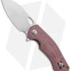 GiantMouse Vox/Anso ACE Biblio Flipper Knife Red Micarta (2.9" Satin M390) -Knives and tools GiantMouse Vox Anso ACE Biblio Red Micarta Satin BHQ 112052 jr